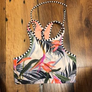 Body glove swimsuit top palm print